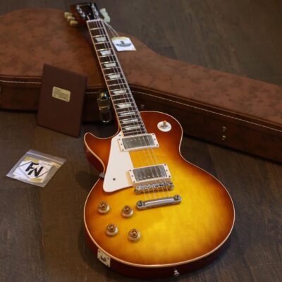 Lefty & MINTY! 2012 Gibson Custom ’58 Les Paul Standard LPR8S Left-Handed Guitar Honey Burst + COA OHSC