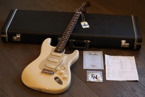 Fender Custom Shop 50’s Journeyman Stratocaster Aged Desert Sand w/ Solid Rosewood Neck + COA OHSC