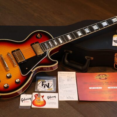 MINTY! 2005 Gibson Custom Shop ’68 Les Paul Custom F Tri-Burst Flametop + COA OHSC