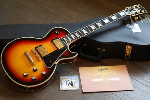 2005 Gibson Custom Shop ’68 Les Paul Custom F Tri-Burst Flametop + COA OHSC