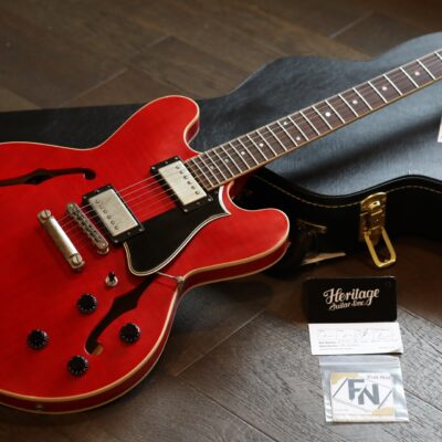 MINT! Heritage H-535 Semi-Hollow Electric Guitar Artisan Aged Trans Cherry + OHSC