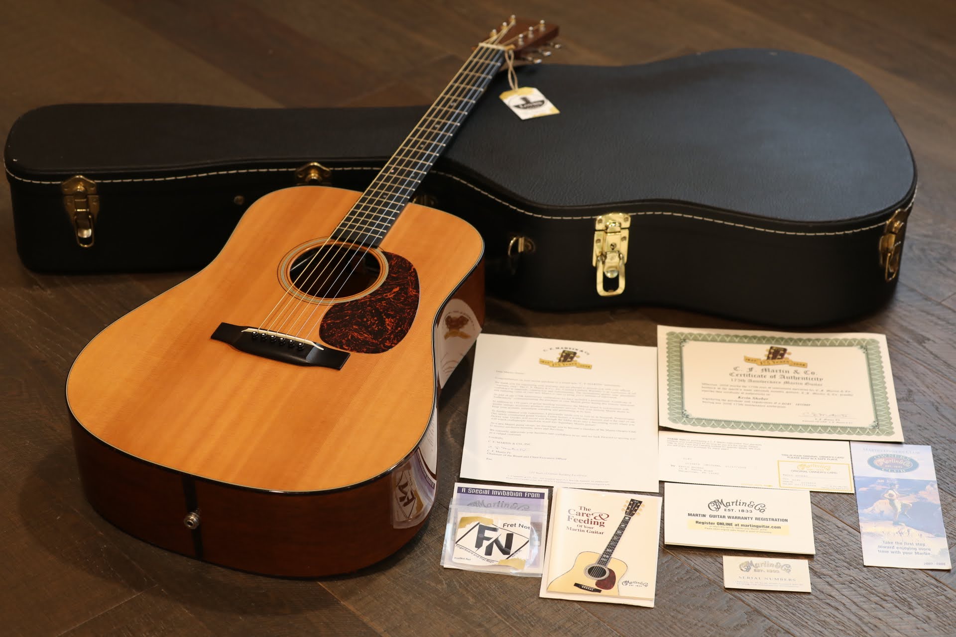 2008 Martin D-18VS Vintage Series 175th Anniversary Acoustic/ Electric  Guitar + COA OHSC