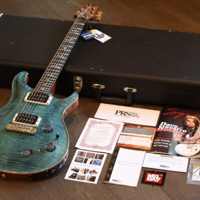 Killer Top! 2012 PRS P22 Custom 22 w/ Piezo Double-Cut Electric Guitar Crab Blue + OHSC & Papers