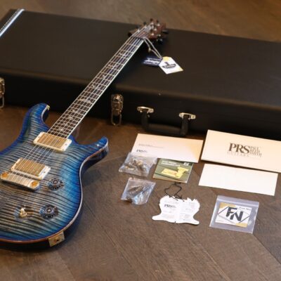 Stunning! 2010 PRS Quatro Modern Eagle II Faded Blue Jean Signed by Paul Reed Smith + OHSC