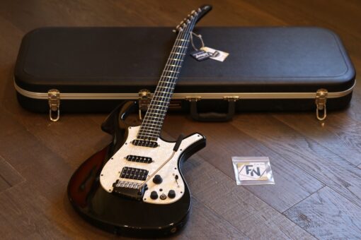 Clean! Parker Guitars USA Nitefly Offset Electric Guitar Black HSS + Hard Case