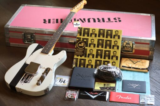 2021 Fender Custom Shop Limited Edition ’59 Joe Strummer Esquire Olympic White Relic Jason Smith Masterbuilt + COA OHSC