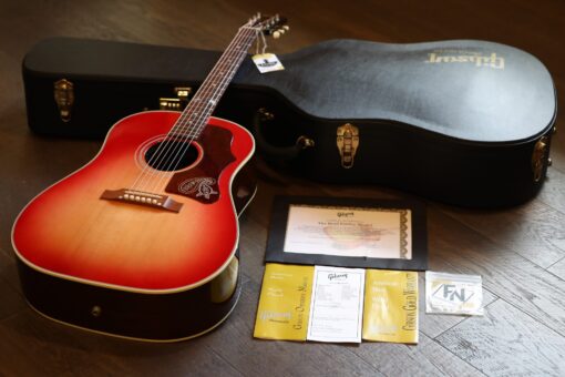 MINTY! 2010 Gibson J-45 Brad Paisley Model Acoustic/Electric Guitar Cherry Sunburst + COA OHSC