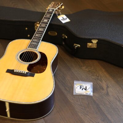 MINTY! 2017 Martin D-45 Standard Natural Acoustic Dreadnaught Guitar + OHSC