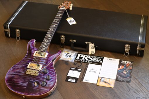 MINT! 2021 PRS David Grissom Trem DGT Double-Cut Electric Guitar Violet Purple Flametop + OHSC & Papers