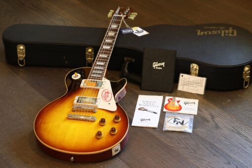 Gibson Custom 1960 Les Paul R0 G0 LP GC ’60 Single-Cut Electric Guitar Darkburst + COA OHSC