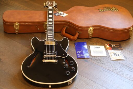 MINTY! 2014 Gibson Midtown Custom Semi-Hollow Electric Guitar Black Ebony + OHSC & Papers