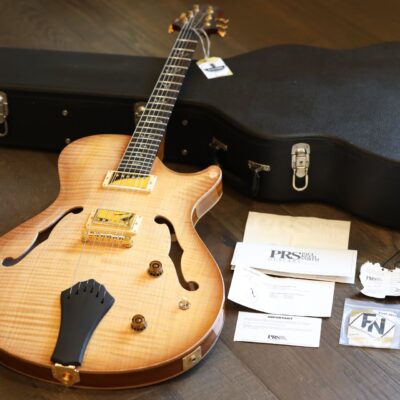 Case Queen! 2009 PRS SC-J Thinline Archtop Guitar Vintage Natural Flamed Maple + OHSC