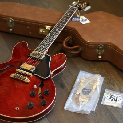 2001 Gibson USA ESDT-335 Dot Semi-Hollow Electric Guitar Figured Trans Cherry + OHSC