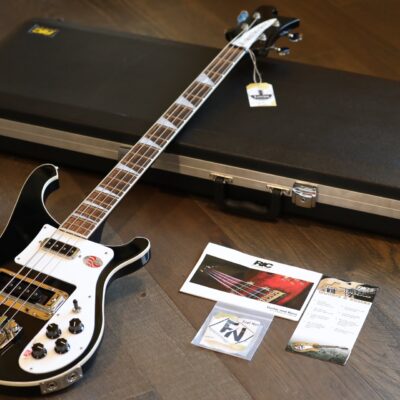 2021 Rickenbacker 4003 Stereo 4-String Bass Guitar Jetglo + OHSC