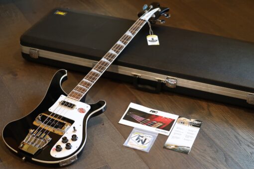 2021 Rickenbacker 4003 Stereo 4-String Bass Guitar Jetglo + OHSC