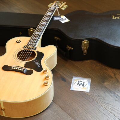 RARE! 2006 Gibson Custom J-190EC Super Fusion Acoustic/ Electric Guitar Flamed Maple Back/ Sides + OHSC