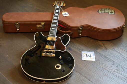1998 Gibson B.B. King Signature Lucille ES-355 Black Ebony + OHSC