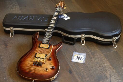 RARE! Carvin CT-6 California Carved Top Double-Cut Electric Guitar Sunset Burst w/ Floyd Rose + OHSC