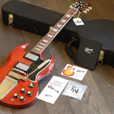 MINTY! 2008 Gibson Custom Shop ’61 SG Standard 1961 Reissue Heritage Cherry w/ Maestro + COA OHSC