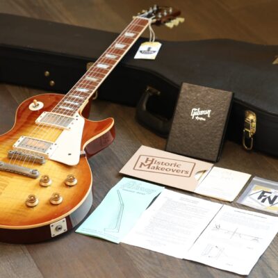 MINTY! 2010 Gibson 1959 Les Paul Standard LPR9 Washed Cherry Sunburst Historic Makeover + COA OHSC