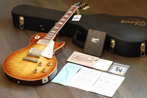 MINTY! 2010 Gibson 1959 Les Paul Standard LPR9 Washed Cherry Sunburst Historic Makeover + COA OHSC