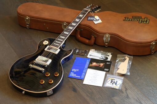 Sweet! 2016 Gibson Les Paul Standard Single-Cut Electric Guitar Trans Black + OHSC