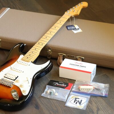 2013 Fender American Deluxe 50’s Stratocaster V-Neck Electric Guitar 2-Tone Sunburst + OHSC