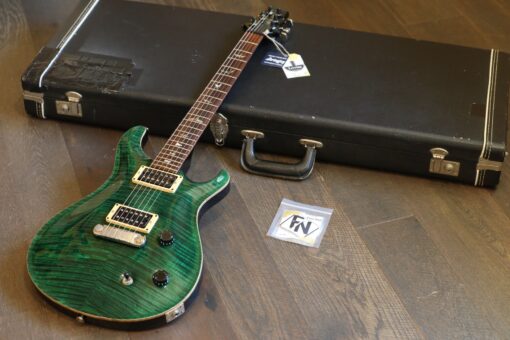 2006 PRS Custom 22 Double-Cut Electric Guitar 10 Top Figured Emerald Green + OHSC