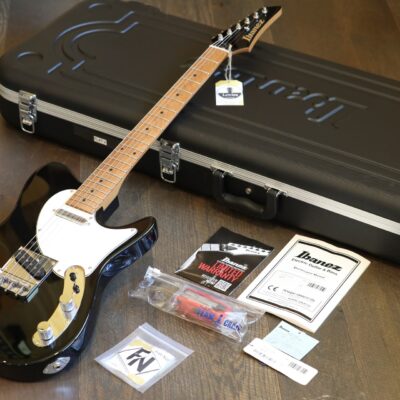 MINT! 2021 Ibanez Prestige Josh Smith Signature Flat V1 Electric Guitar Black Signed by Josh Smith + OHSC