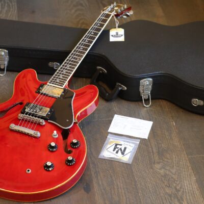 70s-80’s Navigator SA ’50 Cherry Custom 335 Semi-Hollow Electric Guitar + Hard Case