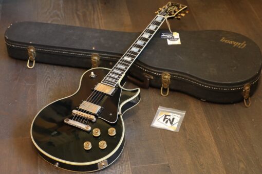 Vintage! 1978 Gibson Les Paul Custom Single-Cut Electric Guitar Ebony + OHSC