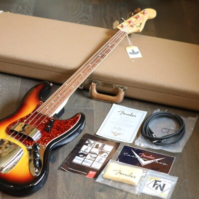 2001 Fender Custom Shop 1964 Jazz Bass NOS 3-Color Sunburst + COA OHSC
