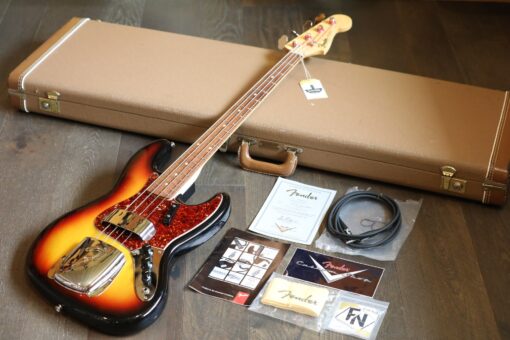 2001 Fender Custom Shop 1964 Jazz Bass NOS 3-Color Sunburst + COA OHSC