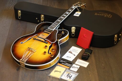 MINTY! 2013 Gibson Crimson Custom Shop Byrdland Archtop Guitar Vintage Sunburst + COA OHSC