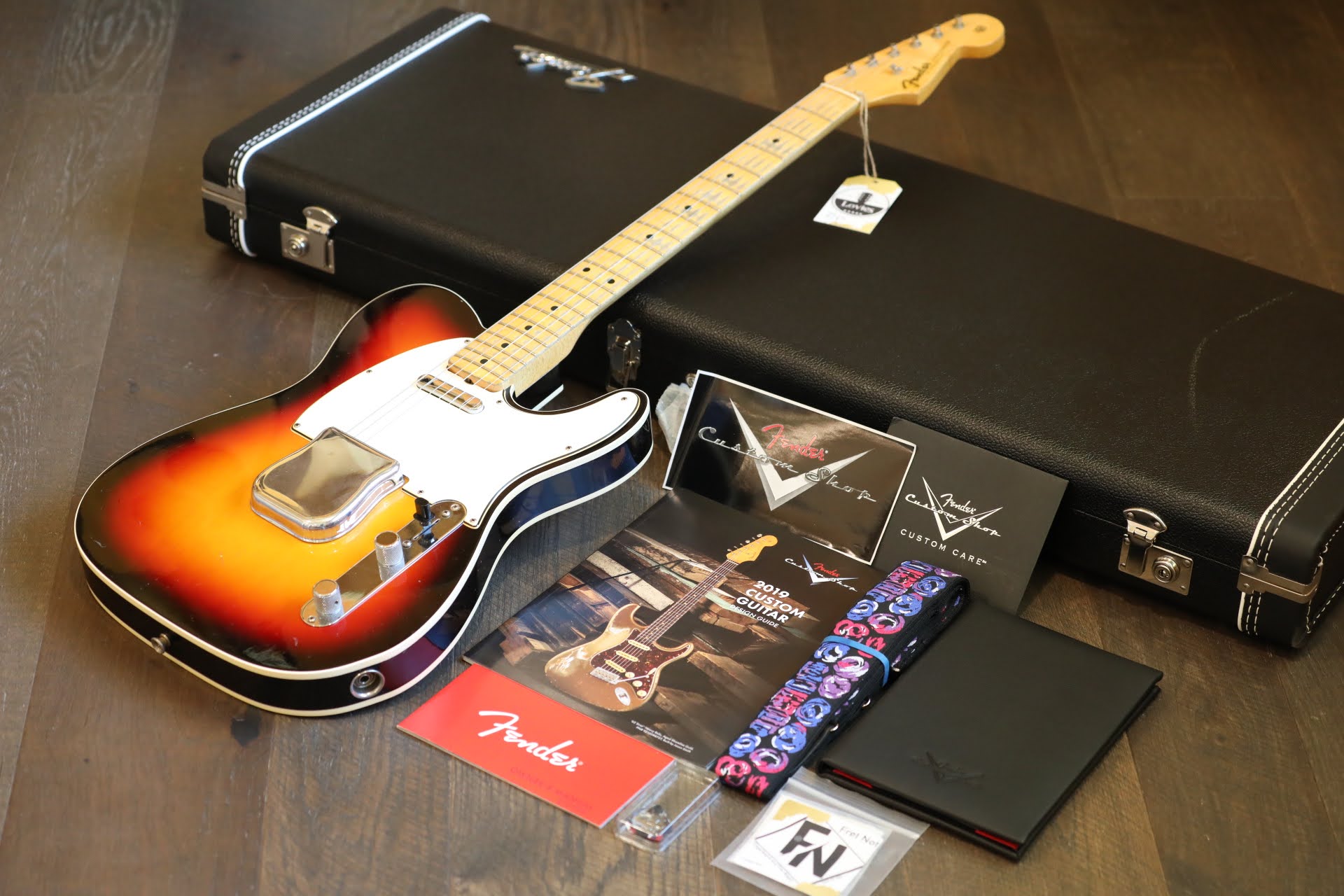 Unplayed 2019 Fender Limited Edition Eric Clapton Blind Faith Custom Telecaster 3 Tone Sunburst