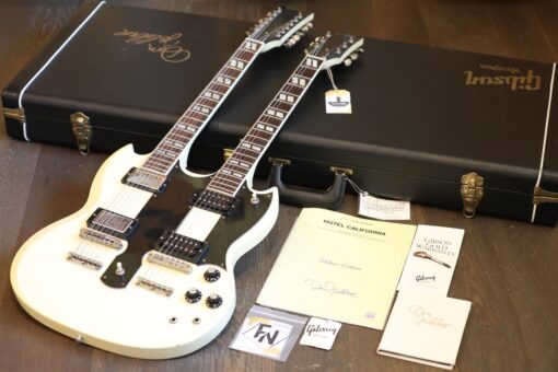 Unplayed! Gibson Custom Don Felder “Hotel California” EDS-1275 Double-Neck Aged Alpine White + COA OHSC