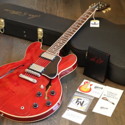 Unplayed! 2008 Gibson Custom Inspired By Series Lee Ritenour Signed ES-335 VOS Aged Faded Cherry + COA OHSC