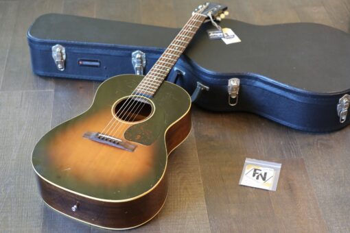 Vintage! 50’s Gibson LG-1 Acoustic Flat-Top Guitar Sunburst + Hard Case