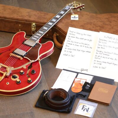 Unplayed! 2022 Gibson Custom Murphy Lab Noel Gallagher 1960 ES-355 Aged Sixties Cherry + COA OHSC