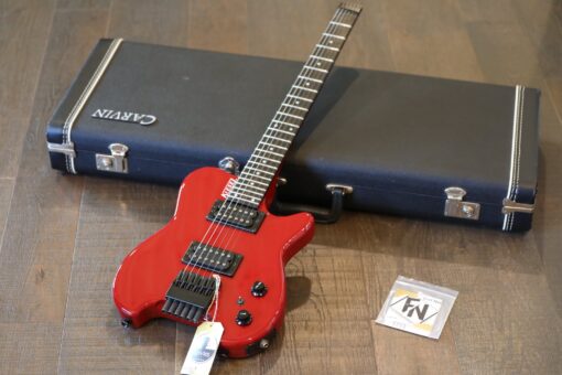 Kiesel Allan Holdsworth Signature Headless 6-String Electric Guitar Ferrari Red + Hard Case