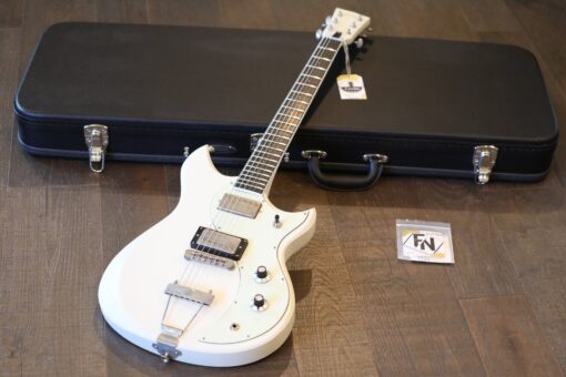 MINTY! Dunable Guitars Cyclops II Electric Guitar White Satin + Hard Case