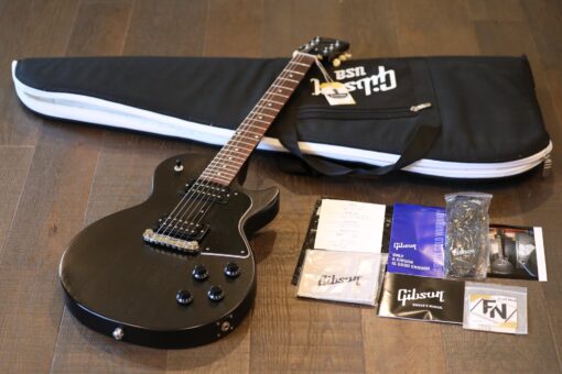 2021 Gibson Les Paul Special Single-Cut Guitar Black Satin + OGB & Papers