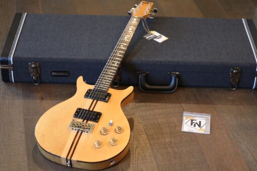 1979 Washburn Wing Series Falcon Natural Double-Cut Neck-Through Electric Guitar + Hard Case