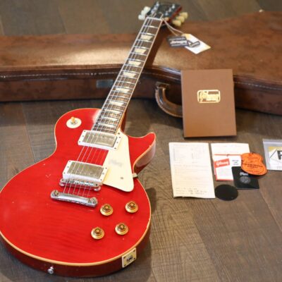 MINTY! 2019 Gibson ’58 Les Paul Standard Aged Sweet Cherry Relic + COA OHSC