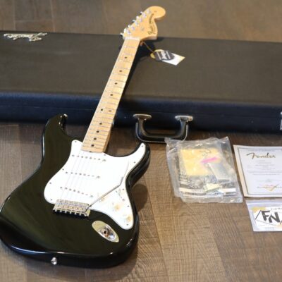 2009 Fender Custom Shop 1969 Stratocaster NOS Electric Guitar Black + COA OHSC