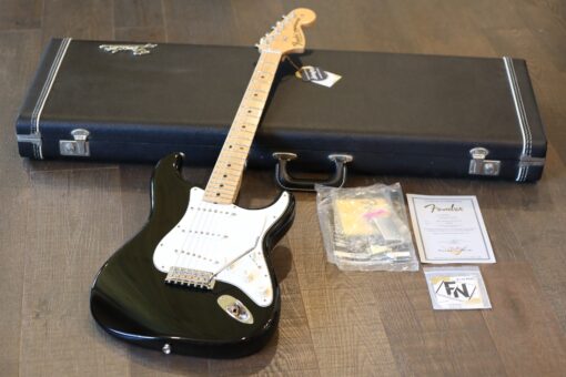 2009 Fender Custom Shop 1969 Stratocaster NOS Electric Guitar Black + COA OHSC