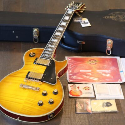 2003 Gibson ’68 Les Paul Custom F 1968 Reissue Electric Guitar Figured Lemon Burst + COA OHSC