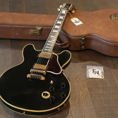 2001 Gibson Memphis Custom Lucille BB King Signature ES-355 Guitar Ebony + OHSC