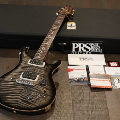 Killer Top! 2013 PRS 408 Charcoal Burst 10 Top w/ Solid Rosewood Neck + OHSC & Papers
