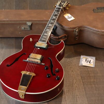RARE! 1991 Gibson ES-775 Archtop Hollowbody Electric Guitar Trans Red + OHSC